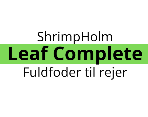 ShrimpHolm Leaf Complete - Fuldfoder til rejer 