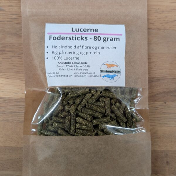 Lucerne - ShrimpHolm fodersticks, 80 g