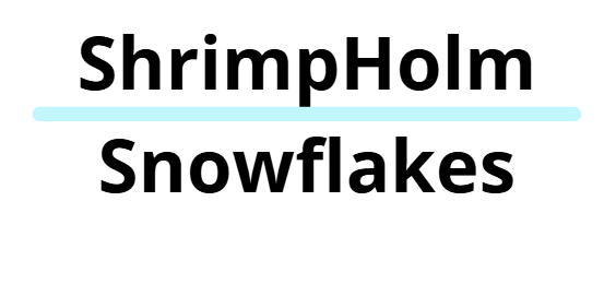 Snowflakes ❄️ ShrimpHolm fodersticks, 80 g